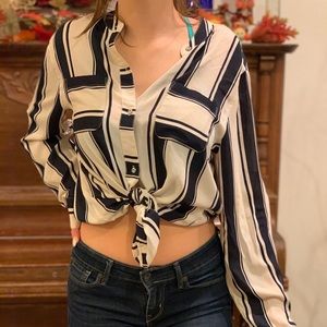 Banana republic button up blouse